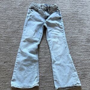 GAP Girls size 8 Light Blue 70’s Flare Jeans